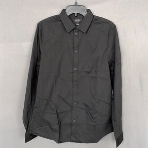 🖤NWT BoohooMAN Long sleeve slim dress shirt. SZ. M